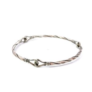 Scott Kay Equestrian Bangle Bracelet Horse Stirrup 925 Silver